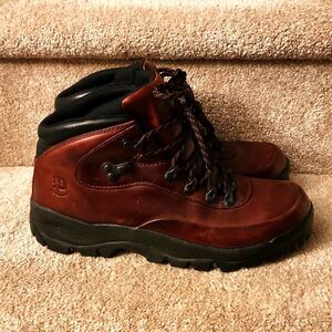 Dunham Hiking Storm Cloud 7 Brown Leather Hiking Boots Men's Size 8 2A (W 9-9.5)